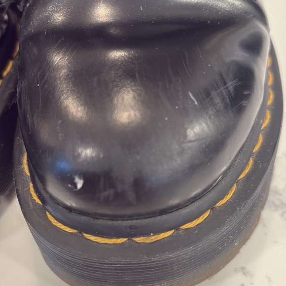 DR MARTENS Jadon Platform Patent Leather Boots in Black size 8 - Picture 13 of 16